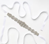 35cm X 5cm Crystal Sashes with Ribbon Cheap Bridal Accessories Belt
