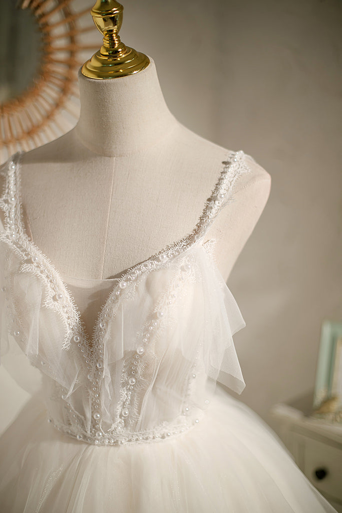 Elegant Beading Tulle Fairy Dress Short Homecoming Dress