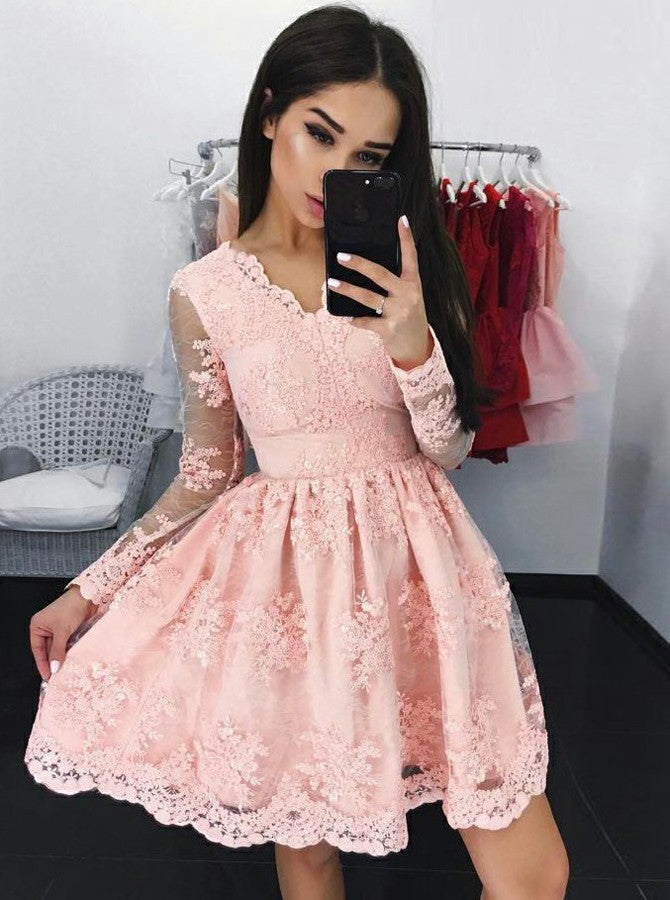 Long sleeve hotsell homecoming dresses