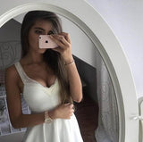 Charming A Line Straps Mini Length Ivory Prom Homecoming Dresses Graduation Dress For Party