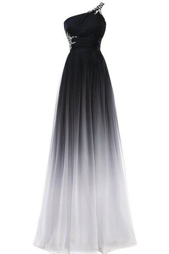 Black ombre gown outlet