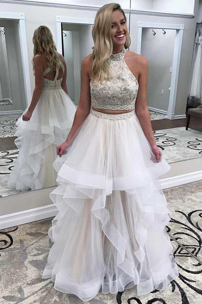 White high hotsell low dresses formal