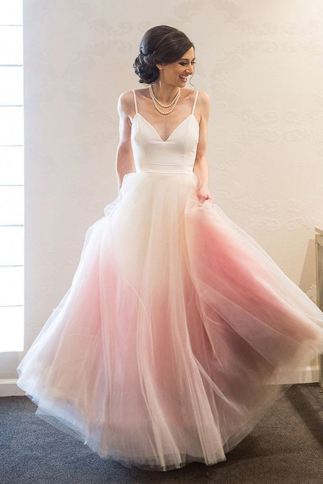 Pink ombre tulle fabric - Lace To Love