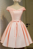 Off the Shoulder Elegant Homecoming Dresses Short Prom Dresses Party Gowns