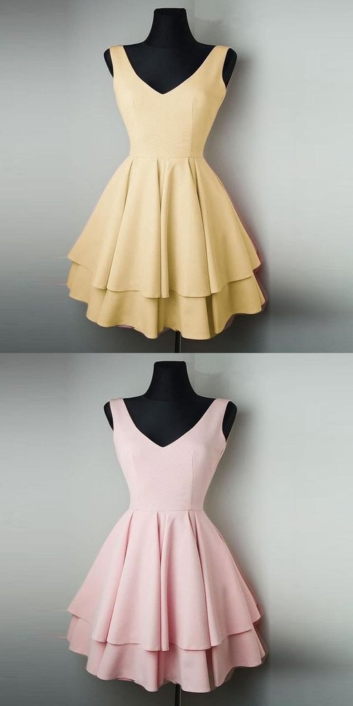 Simple Open Back Black Mini Length Homecoming Dresses Short Prom Dress