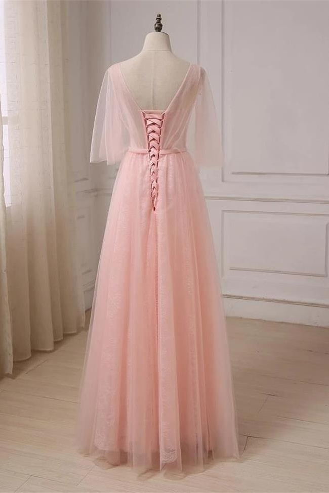 Baby pink sales flowy dress