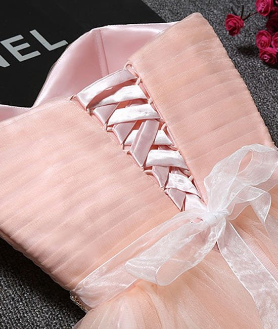 Blush Pink Charming Sweetheart Short Prom Dress Homecoming Dresses