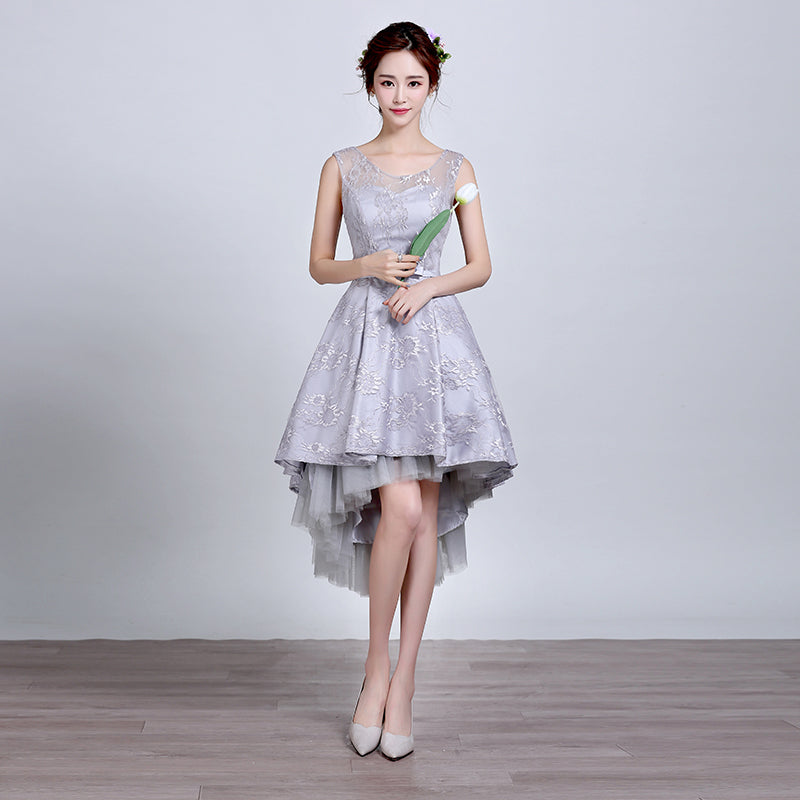Lace New Arrival Front Short Long Back Homecoming Dress Prom Gowns Graduation Dresses