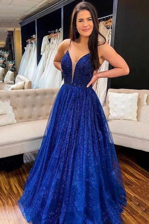 Blue party wear gown sale