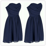 Navy Blue New Arrivals Homecoming Dress Prom Dress - Laurafashionshop
