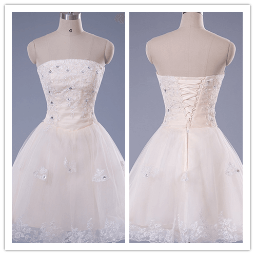 Short Lace 2022 Homecoming Gowns Prom Dresses - Laurafashionshop