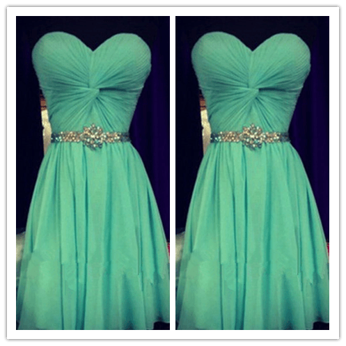 New Arrivals Mint Green Homecoming Dress Prom Dress - Laurafashionshop