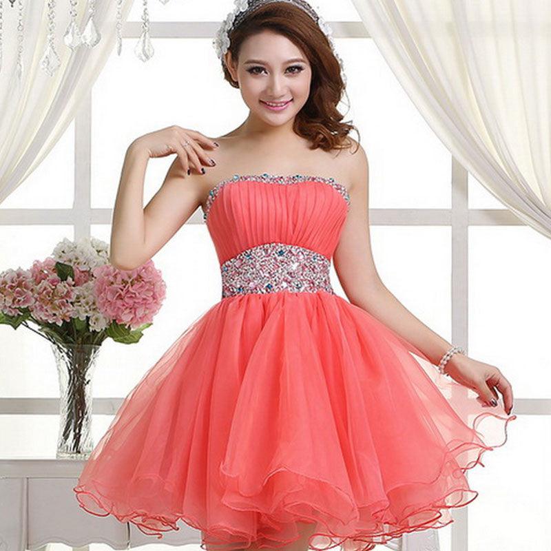 Coral sweet 16 hotsell dresses