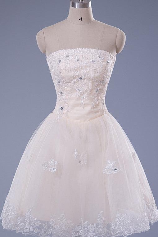 Short Lace 2022 Homecoming Gowns Prom Dresses - Laurafashionshop