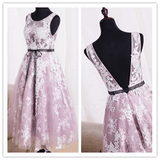 Lace Tulle White Ball Gown Party Dress Prom Dresses - Laurafashionshop