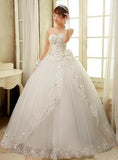 Sweetheart New Arrival Ruched Beaded Corset Lace Wedding Dresses Bridal Gonws - Laurafashionshop