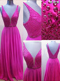 Sexy Real Made Great Beading Evening Dresses Prom Dresses - Laurafashionshop
