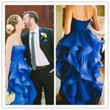 Royal Blue Real Made Charming Prom Dresses - Laurafashionshop