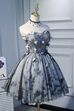 Elegant Short Prom Dress Pretty Strapless Homecoming Dresses