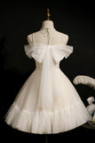 Lovely Spaghetti Straps Fairy Dress Tulle Homecoming Dress
