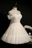 Lovely Spaghetti Straps Fairy Dress Tulle Homecoming Dress