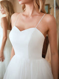 Modest A-line Sleeveless Tulle Short Prom Dresses, Homecoming Dresses