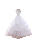 Sweetheart Off-shoulder Graceful Retro Princess White Wedding Dress - Laurafashionshop