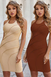 Zipper Back Short Simple Sleeveless Homecoming Dress