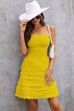 Sleeveless Elegant Yellow Short Prom Dress Homecoming Dress