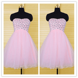 Cute Pink Lovely Homecoming Dresses Prom Dresses - Laurafashionshop