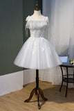 Elegant Tulle Princess Dresses Sleeveless Homecoming Dress