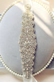 Luxurious Custom Made Diamond Crystal Wedding Sashes with Ribbon Accessories Bridal Belts