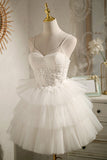 Pretty Party Dress Short Tulle  Homecoming Dress