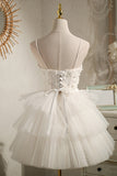 Pretty Party Dress Short Tulle  Homecoming Dress