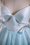 Sky Blue Short Party Dress Disney Dress Cute Homecoming Dress
