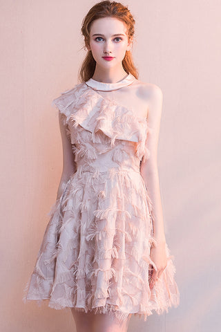 Prom Dress Asymmetric Party Dress Tea-Length Homecoming Dresses