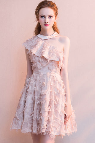 Prom Dress Asymmetric Party Dress Tea-Length Homecoming Dresses