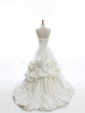 Sleeveless Sexy Halter Mermaid Lace Wedding Dress