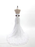 A-Line Beach Deep V-Neck Cap Sleeve Wedding Dresses