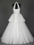 Lace A-Line Long Bridal Gown Wedding Dresses