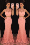 Elegant Sleeveless V-Neck crystal Long chiffon Online Prom Dresses