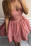 Sweetheart Mini Length Homecoming Dresses Simple Cheap Prom Graduation Dress
