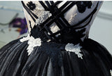 Spaghetti Straps Black Tulle Ball Gown Homecoming Dresses Short Prom Dress Party