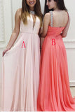 Empire Waist New Arrival Pink Sexy Evening Gowns Prom Dresses