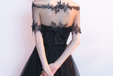 New Arrival 2 Pieces Black Front Short Long Back Homecoming Dresses Graduation Prom Dress