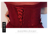 New Arrival Front Short Long Back Burgundy Hand Flowers Homecoming Dresses,Short Prom Dress