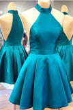 Elegant Halter Mini Length Prom Dress Homecoming Dresses For Party