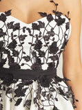 V Neck Off the Shoulder Black Lace White Satin Homecoming Dresses Short Prom Hoco Dress