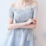 Sexy Short Sleeves Lace Appliques Homecoming Dresses High Low Prom Hoco Dress