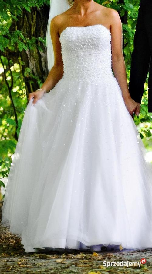 Ball Gown Stapless Tulle Pearls High Quality Ivory Wedding Dresses Bridal Dress